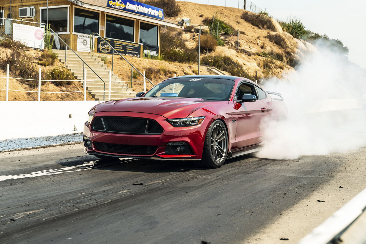 2017 Ford Mustang - American Racing MACH FIVE - Gray | American Racing